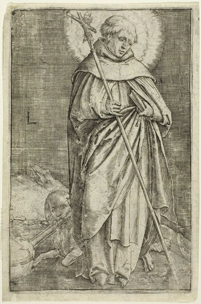 Saint Dominic av Lucas van Leyden