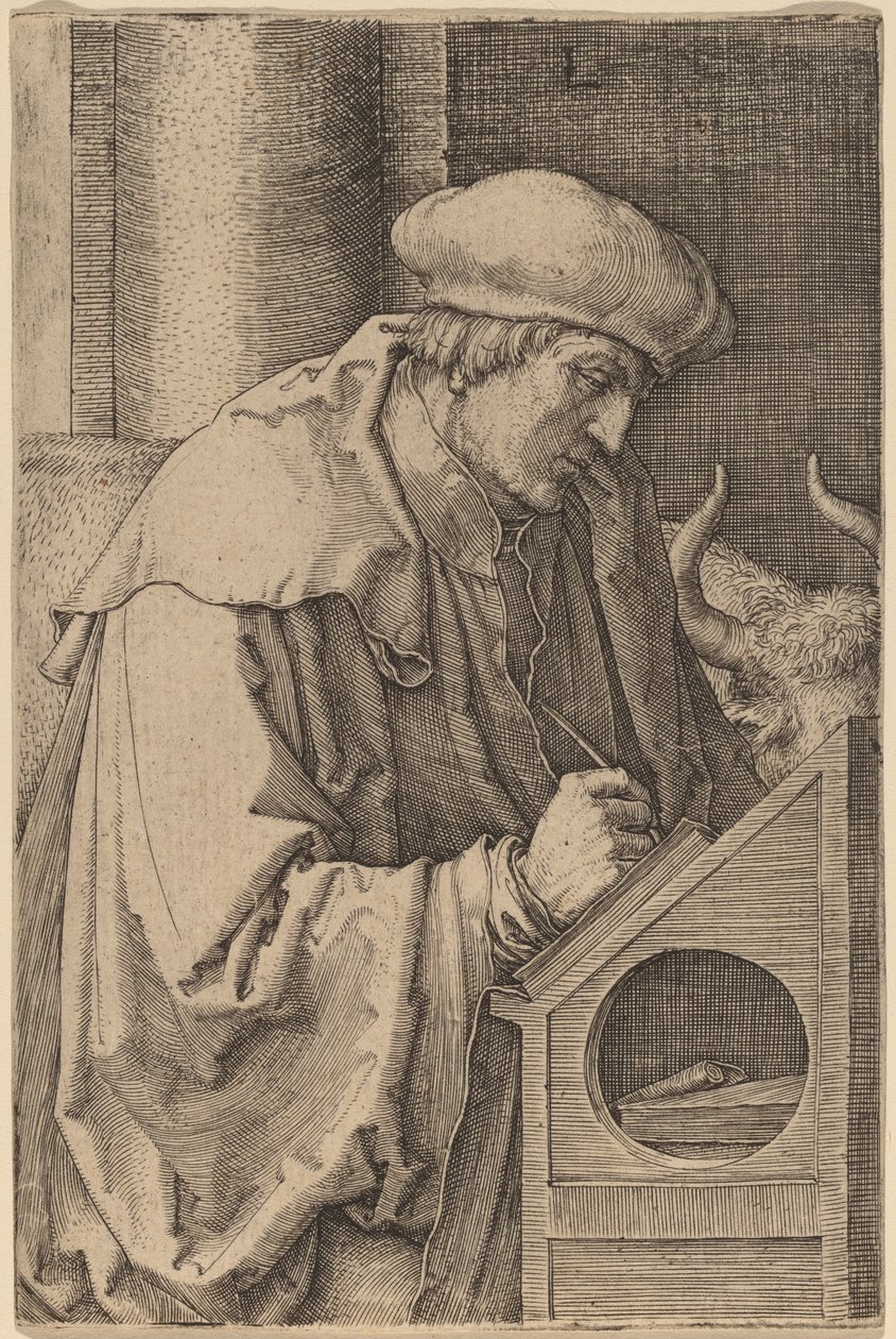 Sankt Lukas av Lucas van Leyden