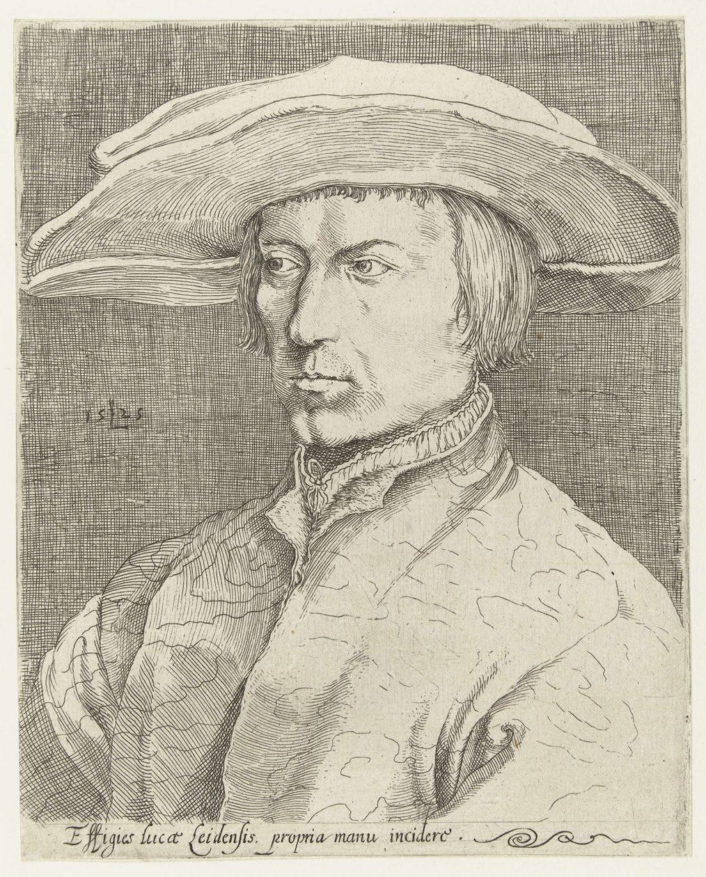 Selvportrett av Lucas van Leyden