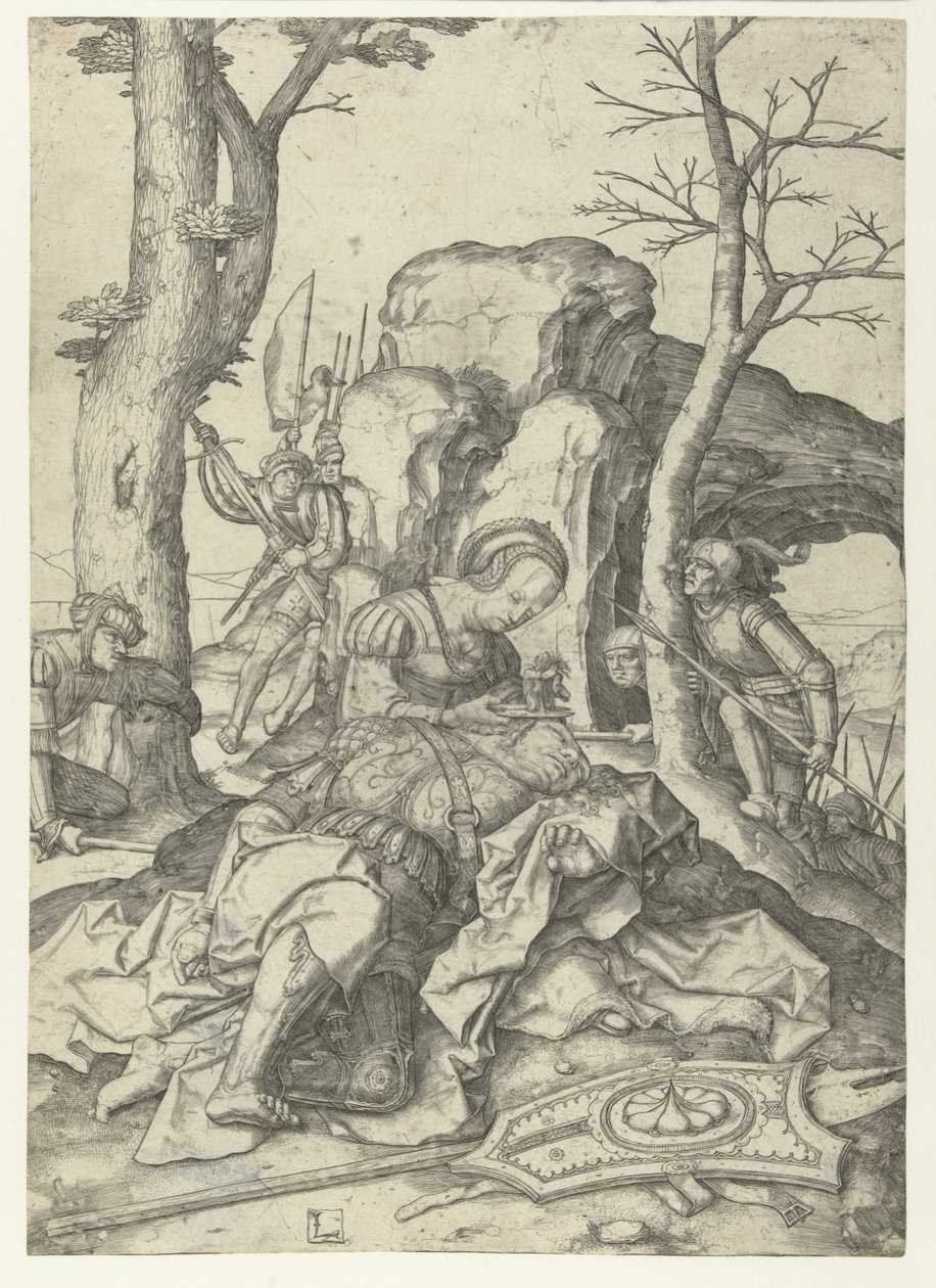 Samson og Delila av Lucas van Leyden