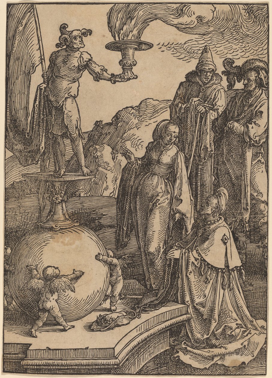 Salomos avgudsdyrkelse av Lucas van Leyden