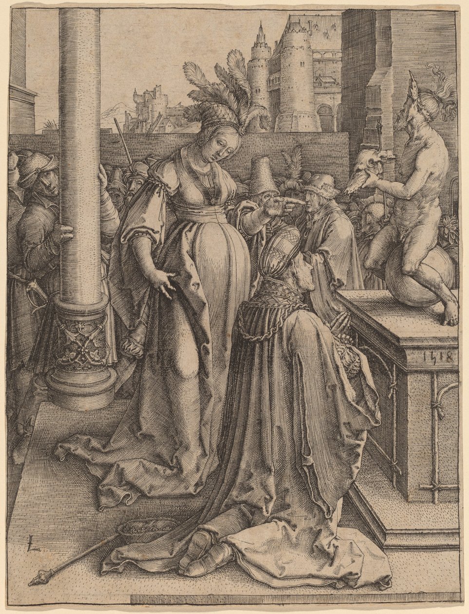 Salomos avgudsdyrkelse av Lucas van Leyden