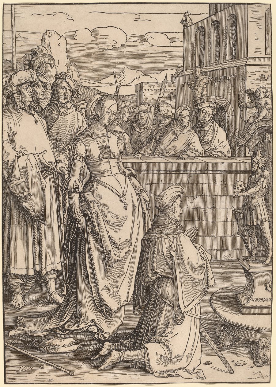 Salomos avgudsdyrkelse av Lucas van Leyden