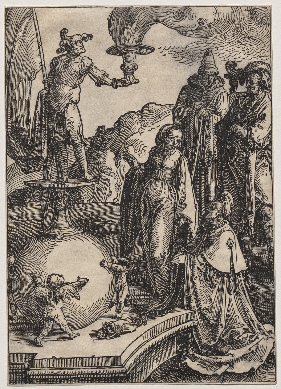 Salomos avgudsdyrkelse av Lucas van Leyden