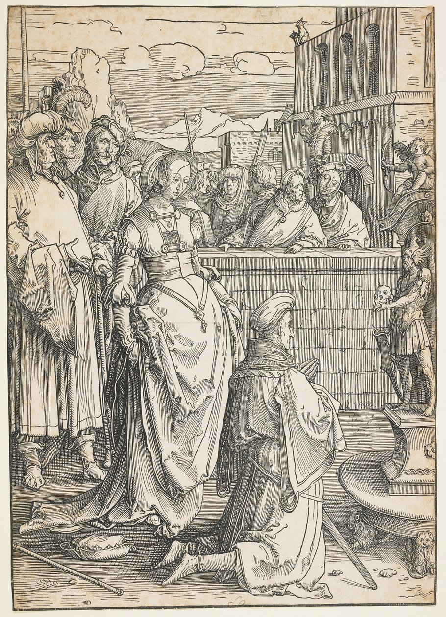 Salomos avgudsdyrkelse, ca. 1512 av Lucas van Leyden