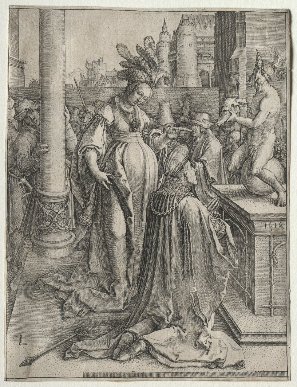 Salomos avgudsdyrkelse, 1514. av Lucas van Leyden