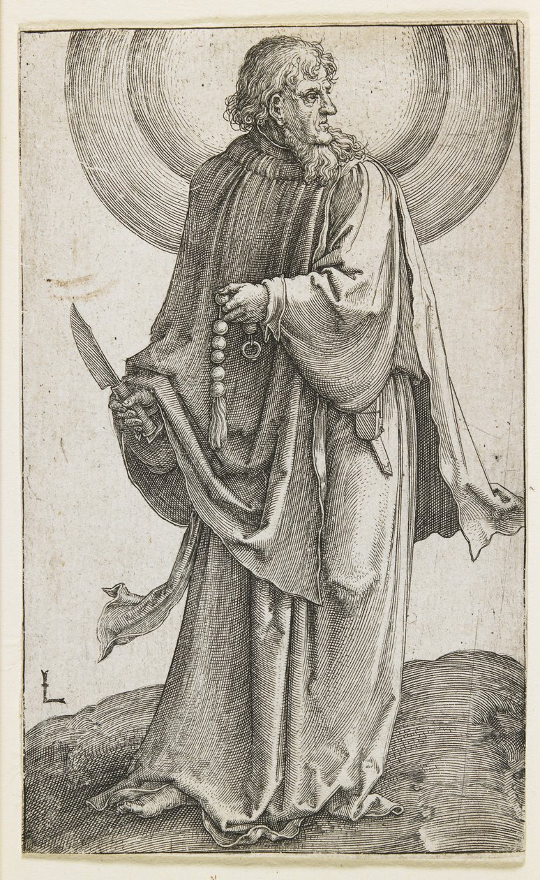 St. Bartolomeus, 1510 av Lucas van Leyden