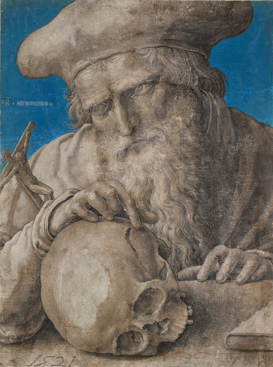 St Hieronymus, 1521 av Lucas van Leyden