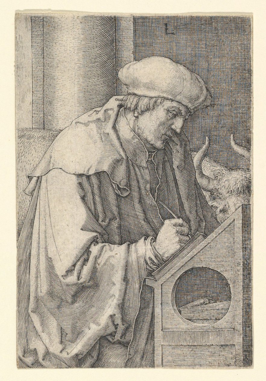 Sankt Lukas av Lucas van Leyden