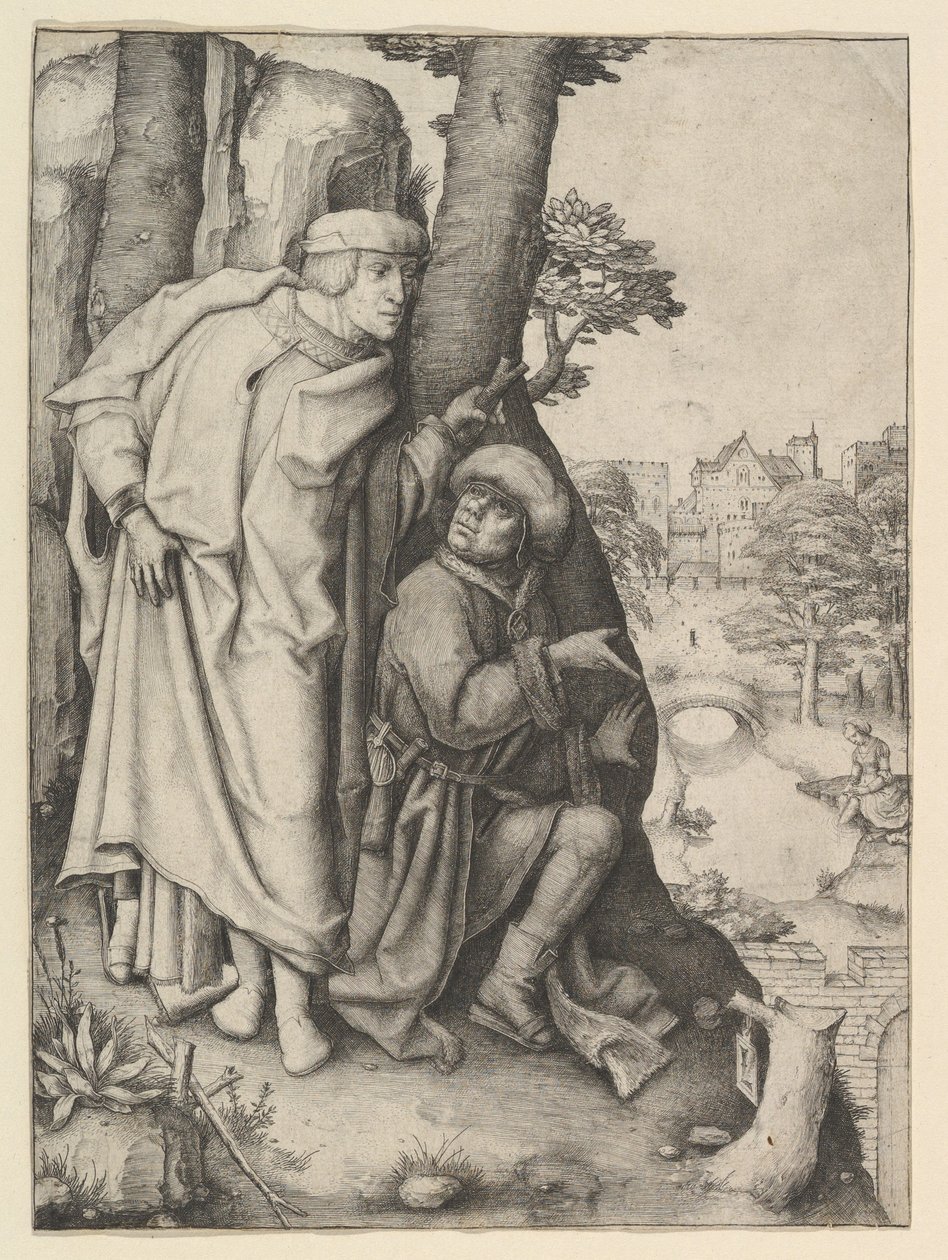 Susanna og de to eldste av Lucas van Leyden