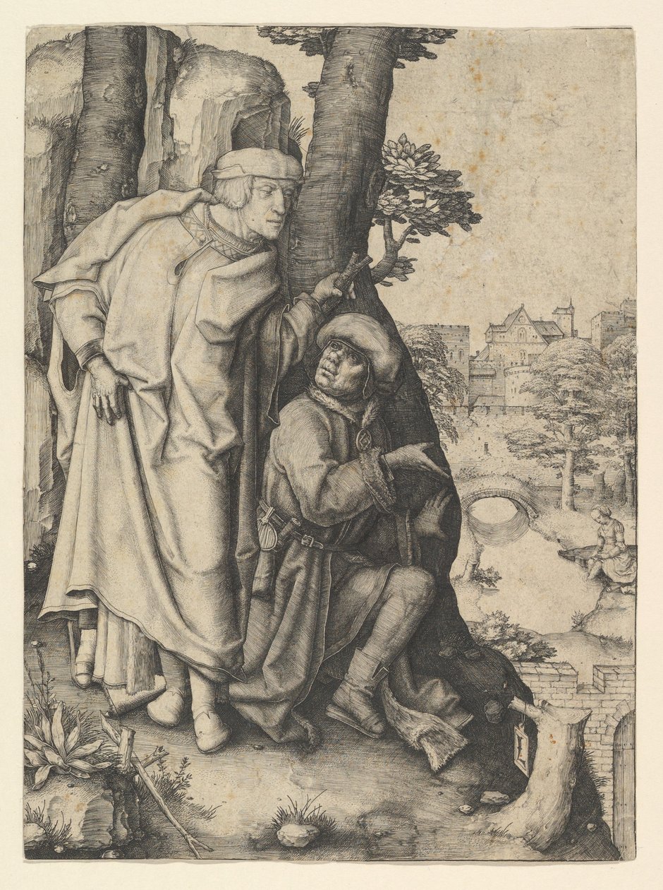 Susanna og de to eldste, ca. 1508. av Lucas van Leyden