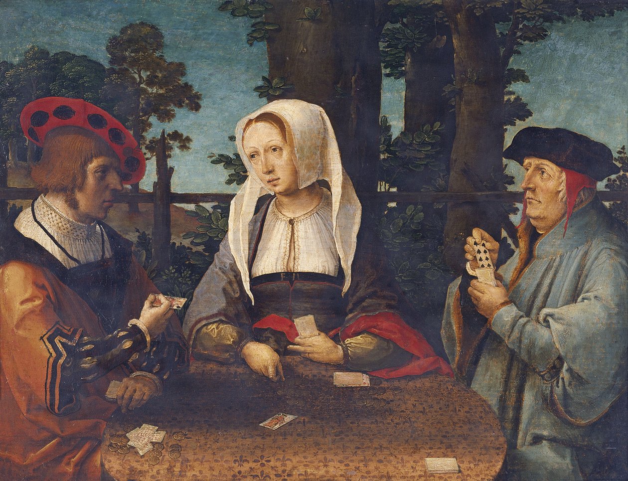 Kortspillerne av Lucas van Leyden