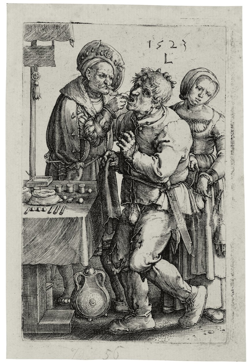Tannlegen, 1523 av Lucas van Leyden