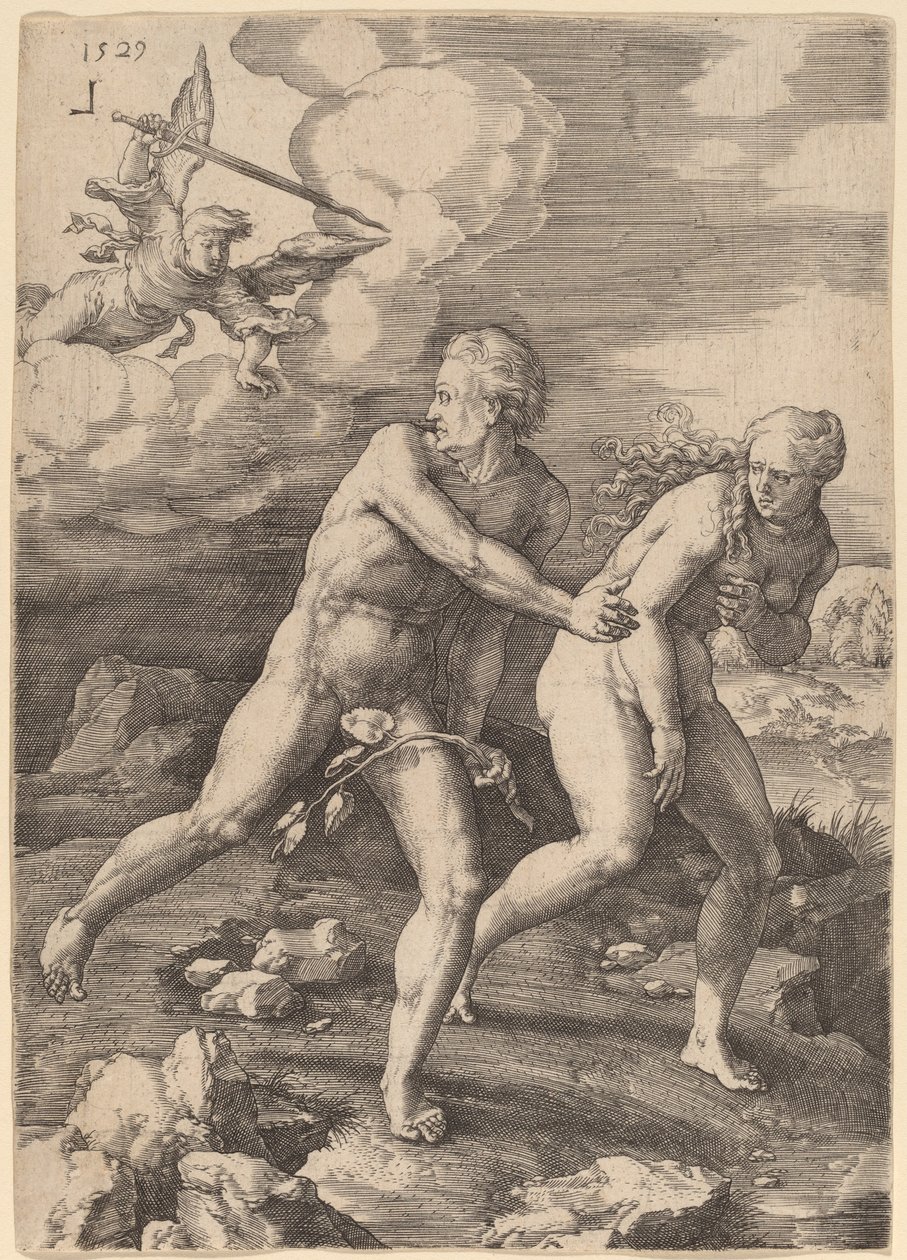 Utvisningen fra paradis av Lucas van Leyden