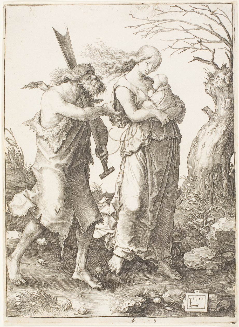 Utvisningen fra paradis av Lucas van Leyden
