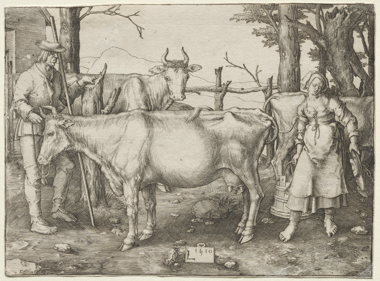 Melkejenta av Lucas van Leyden