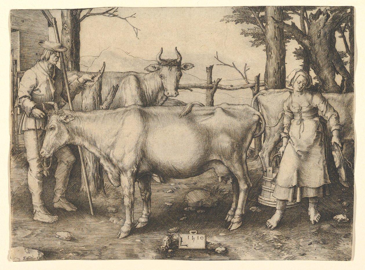 Melkepiken av Lucas van Leyden