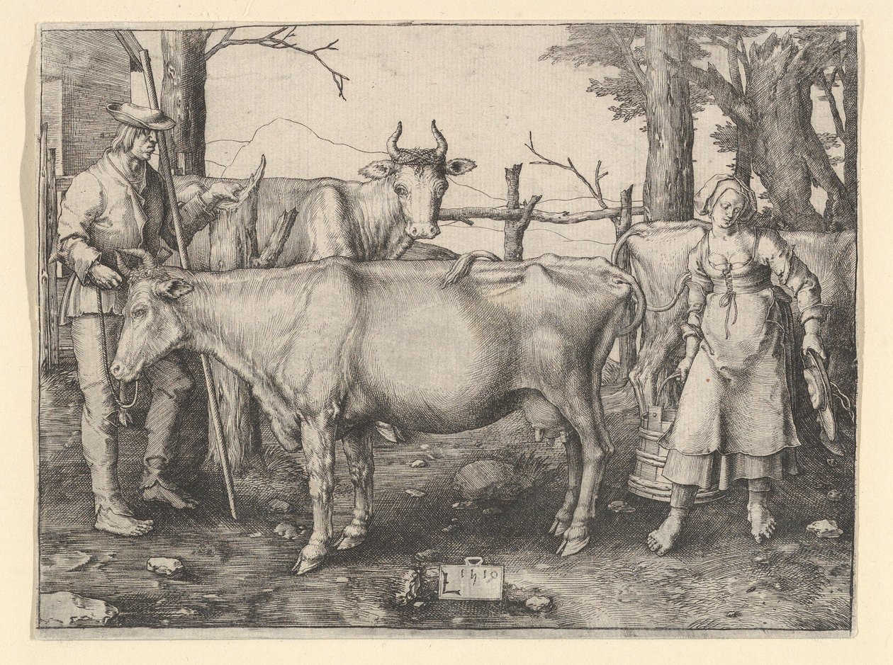 Melkepiken av Lucas van Leyden