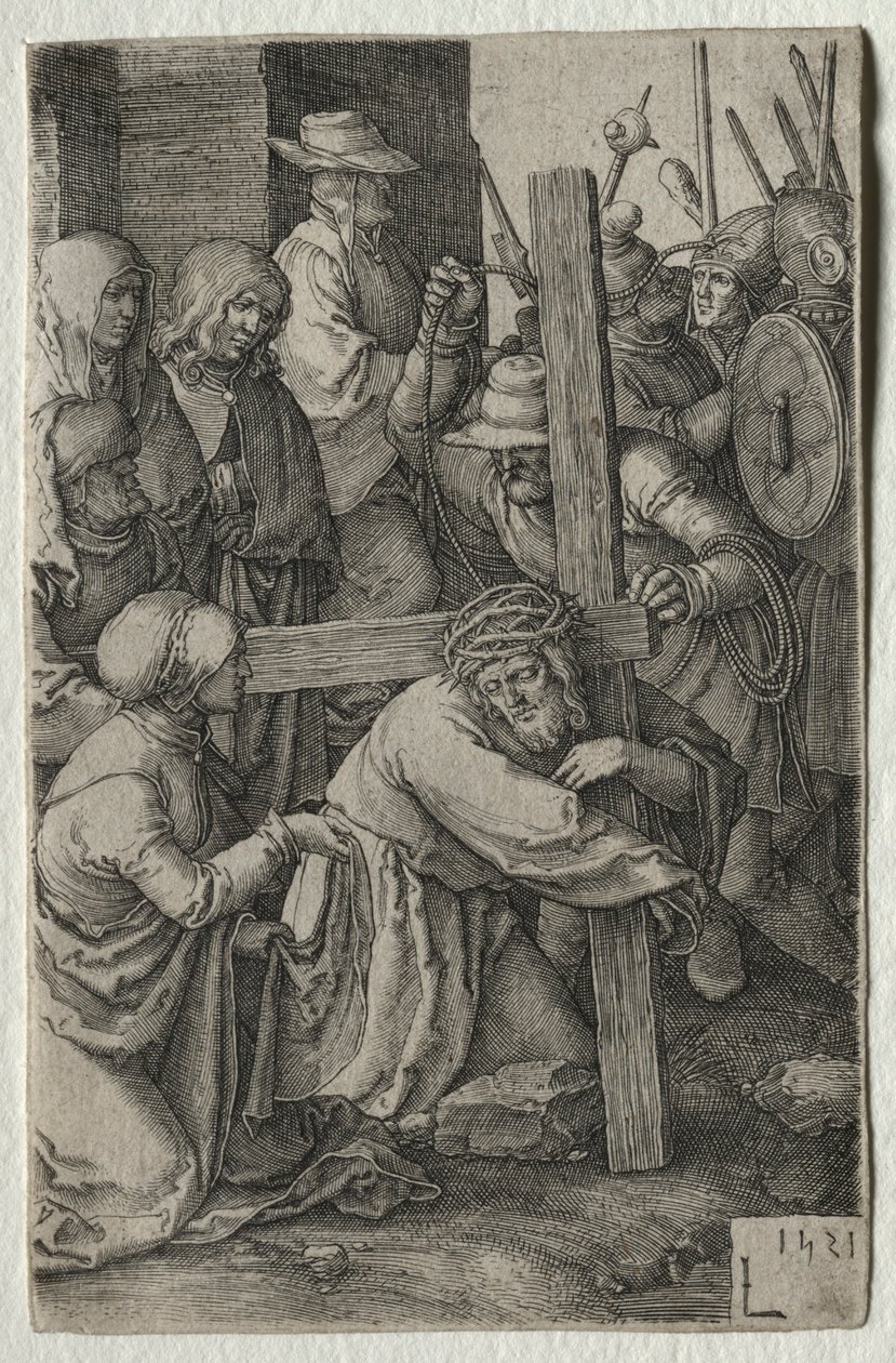 The Passion: Christ Carrying the Cross, 1521. av Lucas van Leyden