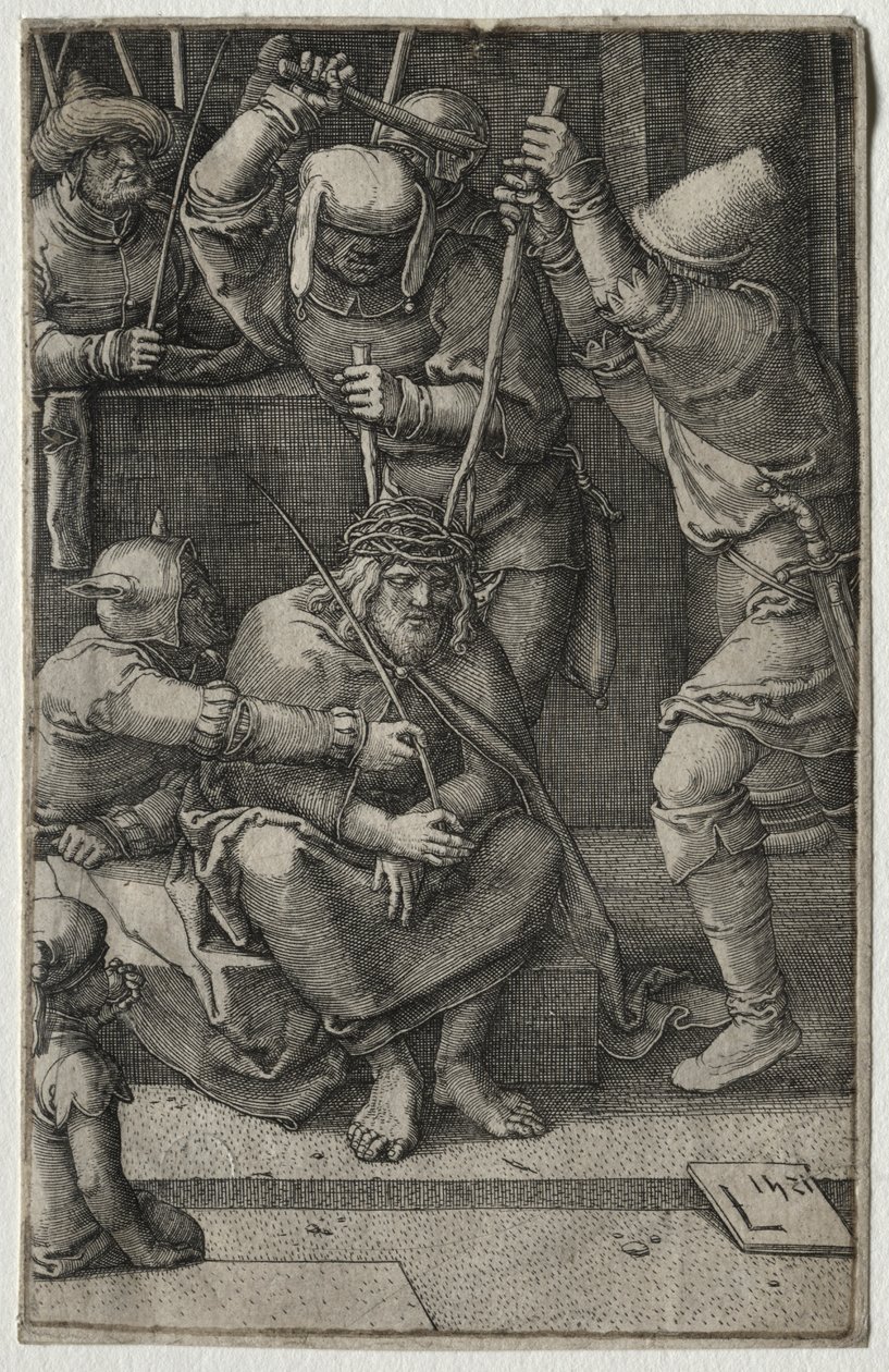 The Passion: Kristus kronet med torner av Lucas van Leyden