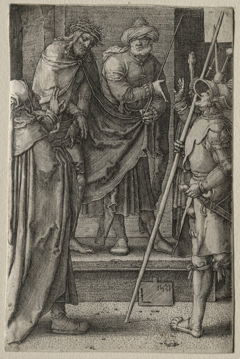 Lidenskapen: Kristus presentert for folket av Lucas van Leyden