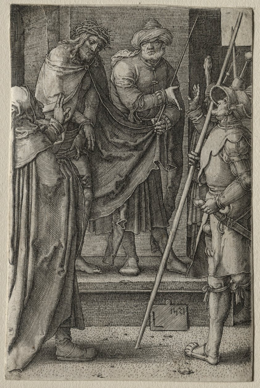 The Passion: Kristus presentert for folket, 1521. av Lucas van Leyden