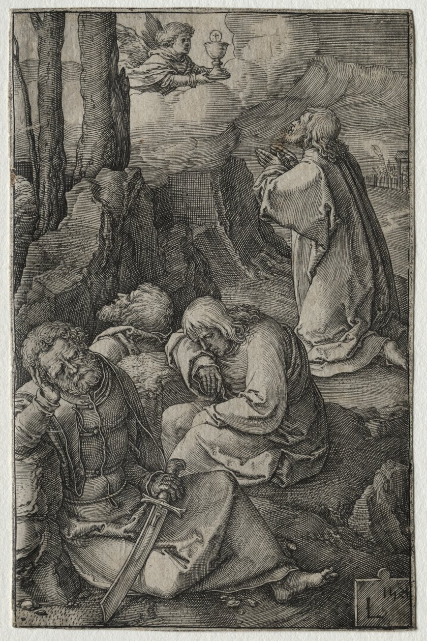 The Passion: The Agony in the Garden av Lucas van Leyden