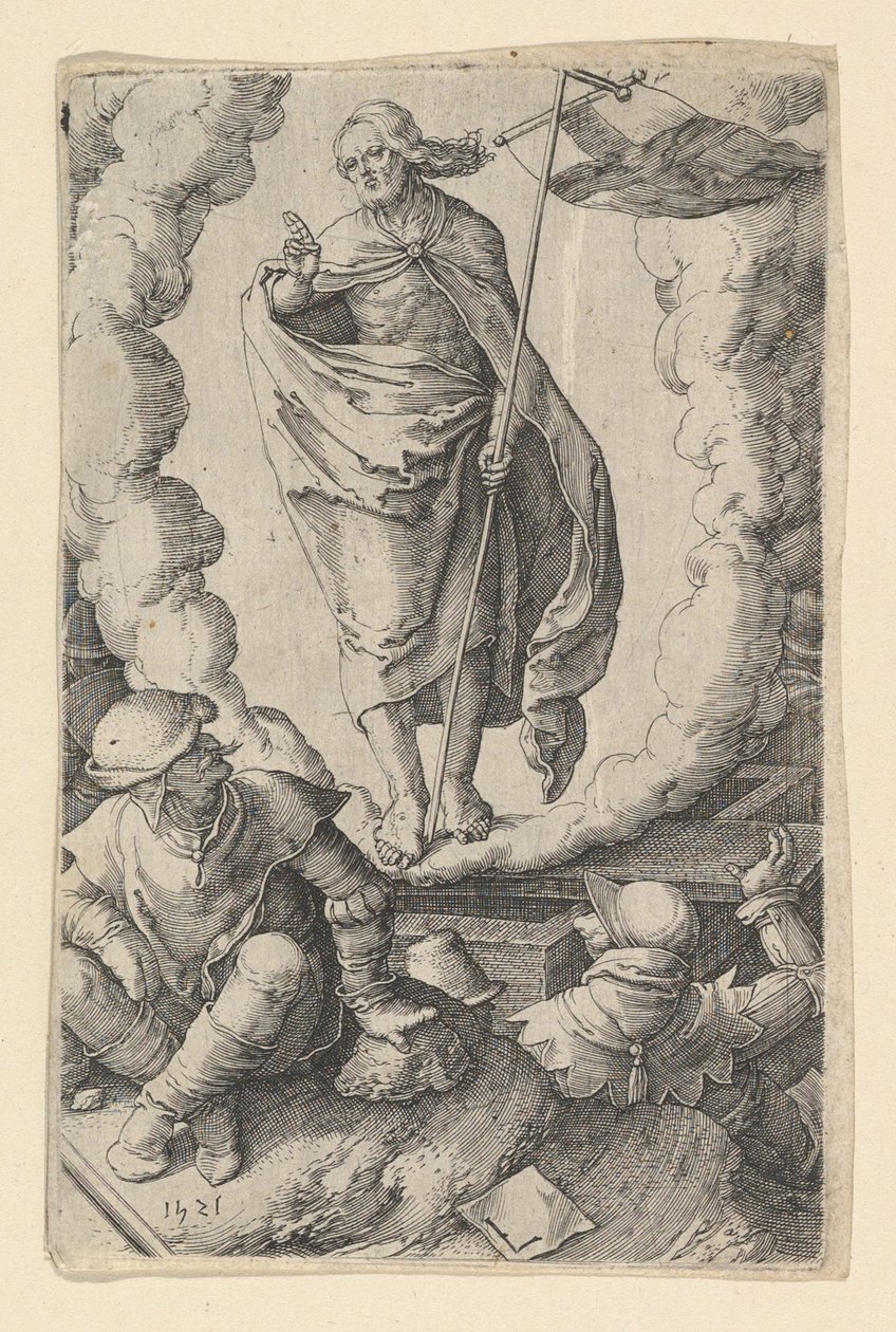 Oppstandelsen, 1521. av Lucas van Leyden