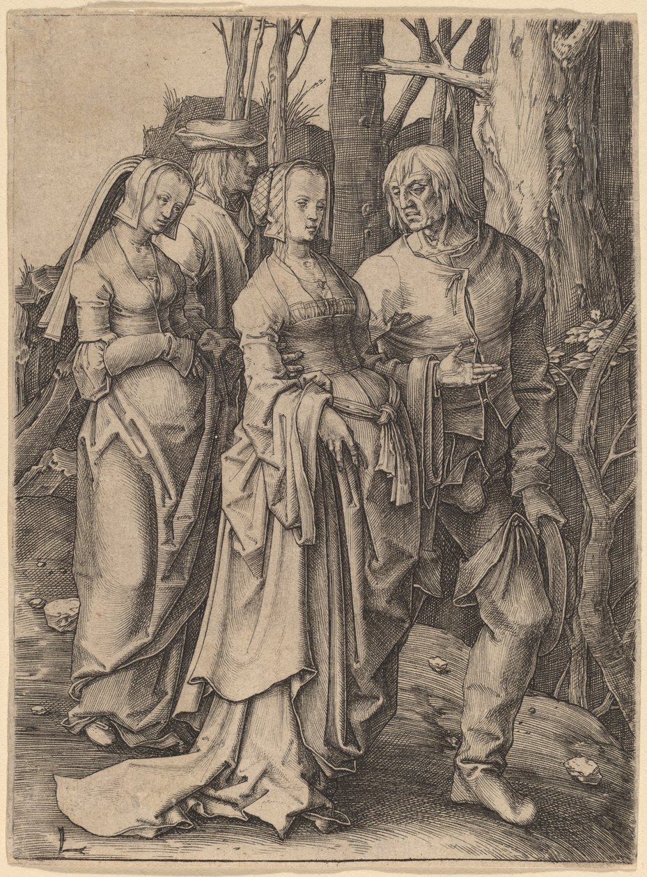 De to parene i skogen av Lucas van Leyden