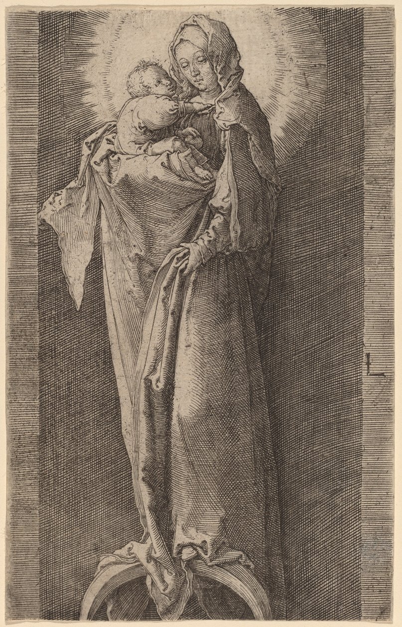 Jomfruen i nisjen av Lucas van Leyden