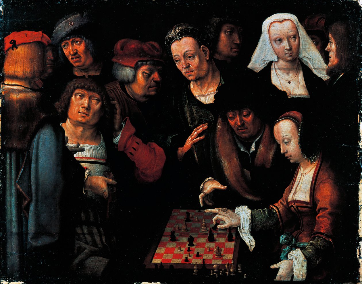 Sjakkspillerne av Lucas van Leyden