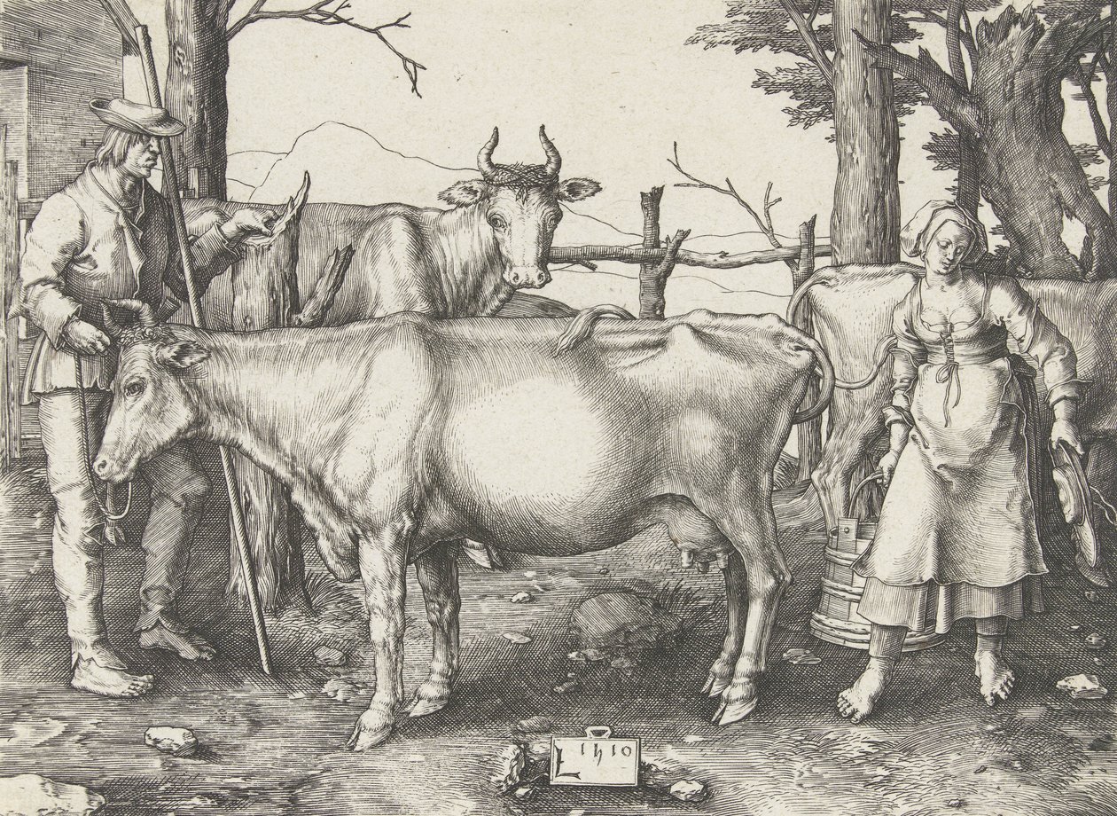 Melkejenta av Lucas van Leyden