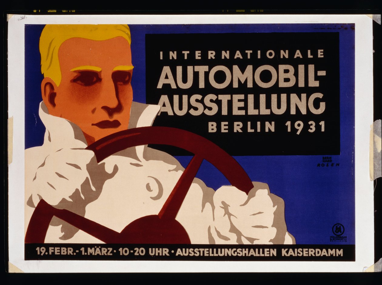 Internasjonal bilutstilling, Berlin 1931 av Lucian and Rosen F. (fl.1929) Bernhard