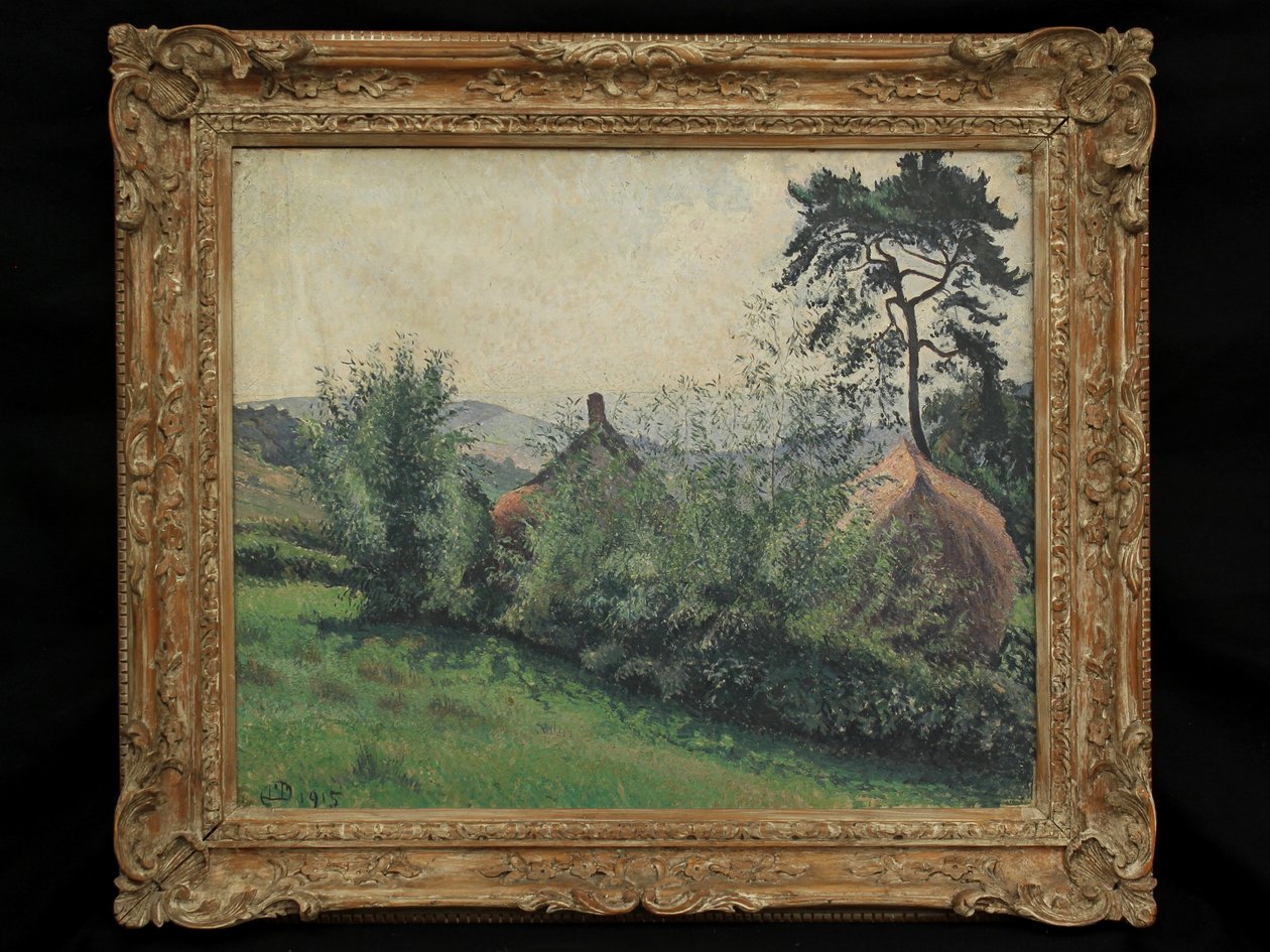 Dorset Landscape, 1915 av Lucien Pissarro