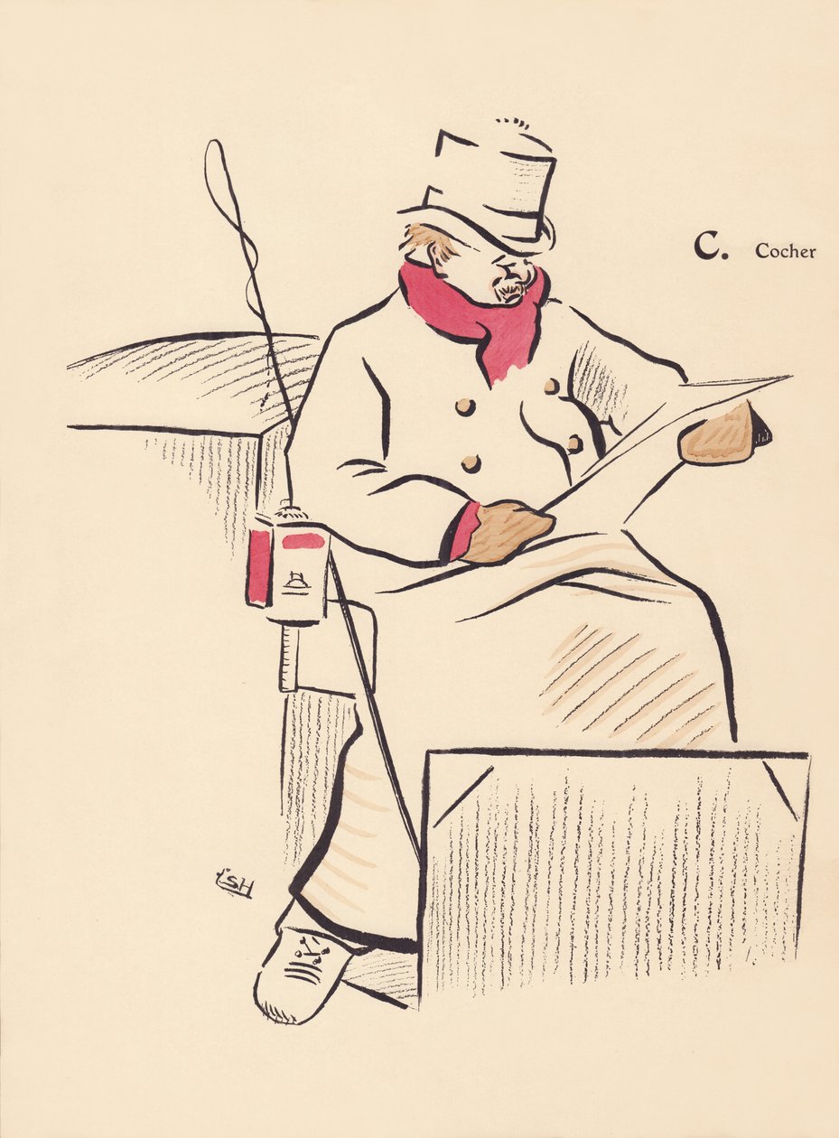 C. Sjekk av Lucien L. (active 1904) Henreaux