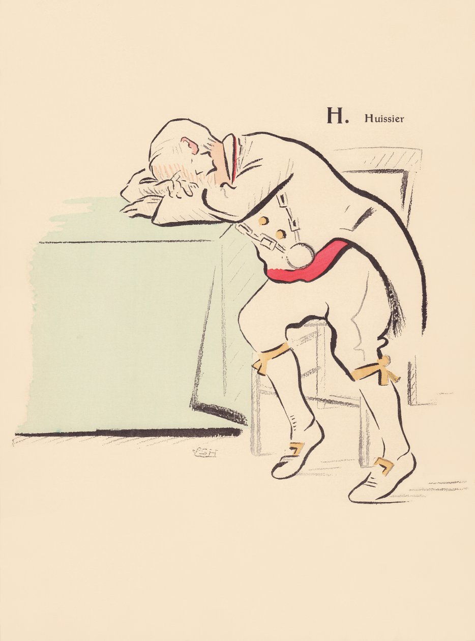 H. Namsfogd av Lucien L. (active 1904) Henreaux