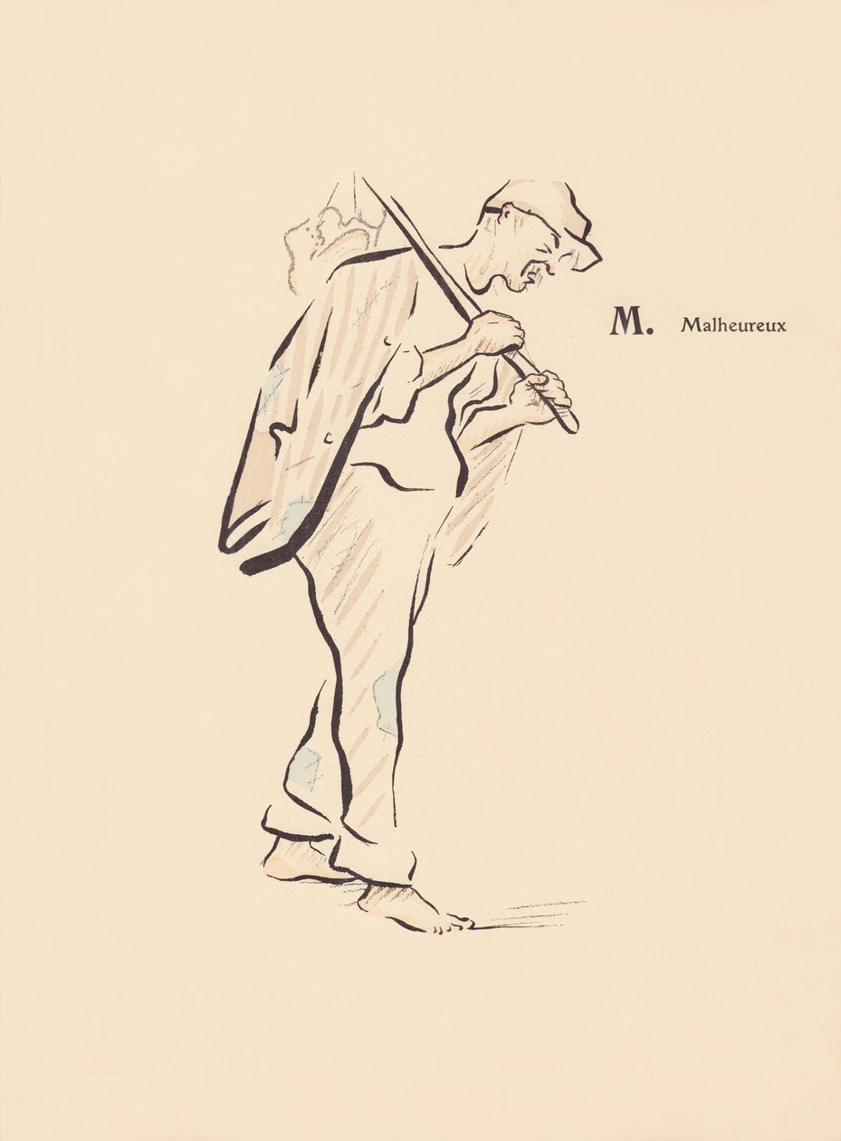 Mr. ulykkelig av Lucien L. (active 1904) Henreaux