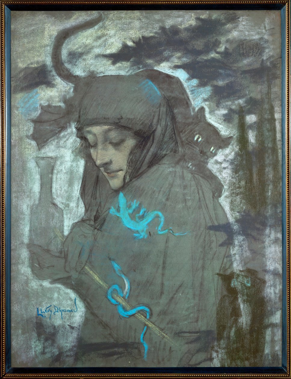 Trollkvinnen av Lucien Levy-Dhurmer