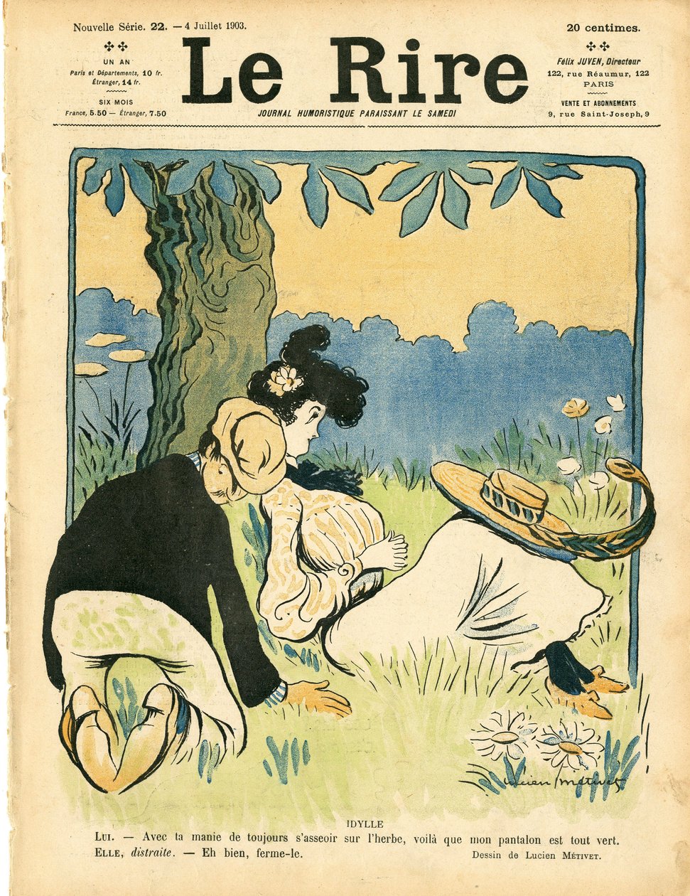 Cover av ""Le Rire"", Satirical in Colors av Lucien Metivet