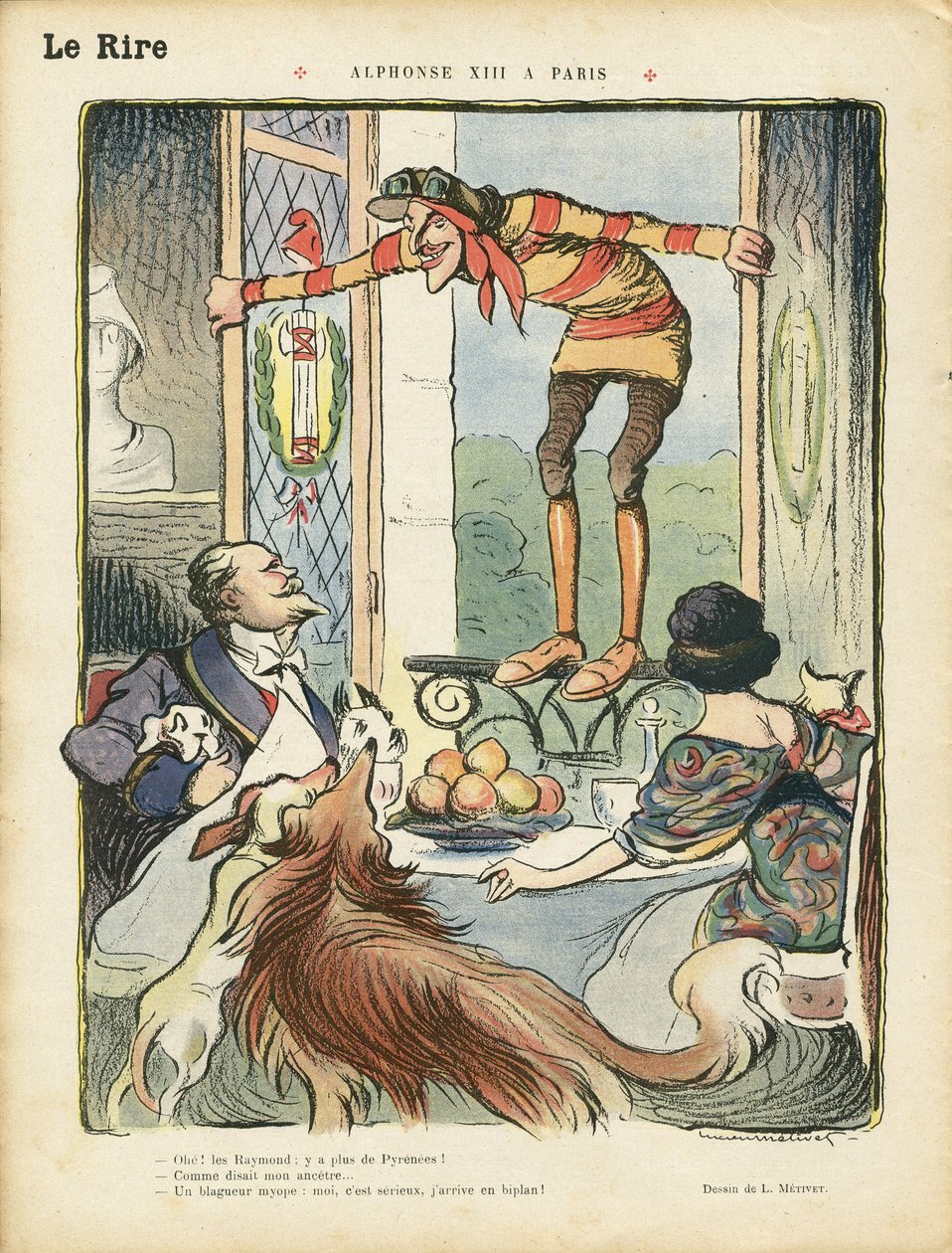 Illustrasjon i Le Rire av Lucien Metivet