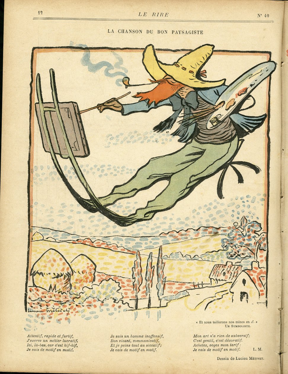 Illustrasjon i Le Rire av Lucien Metivet