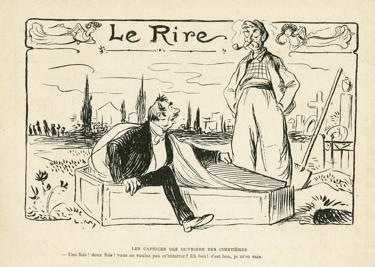 Illustrasjon i Le Rire av Lucien Metivet