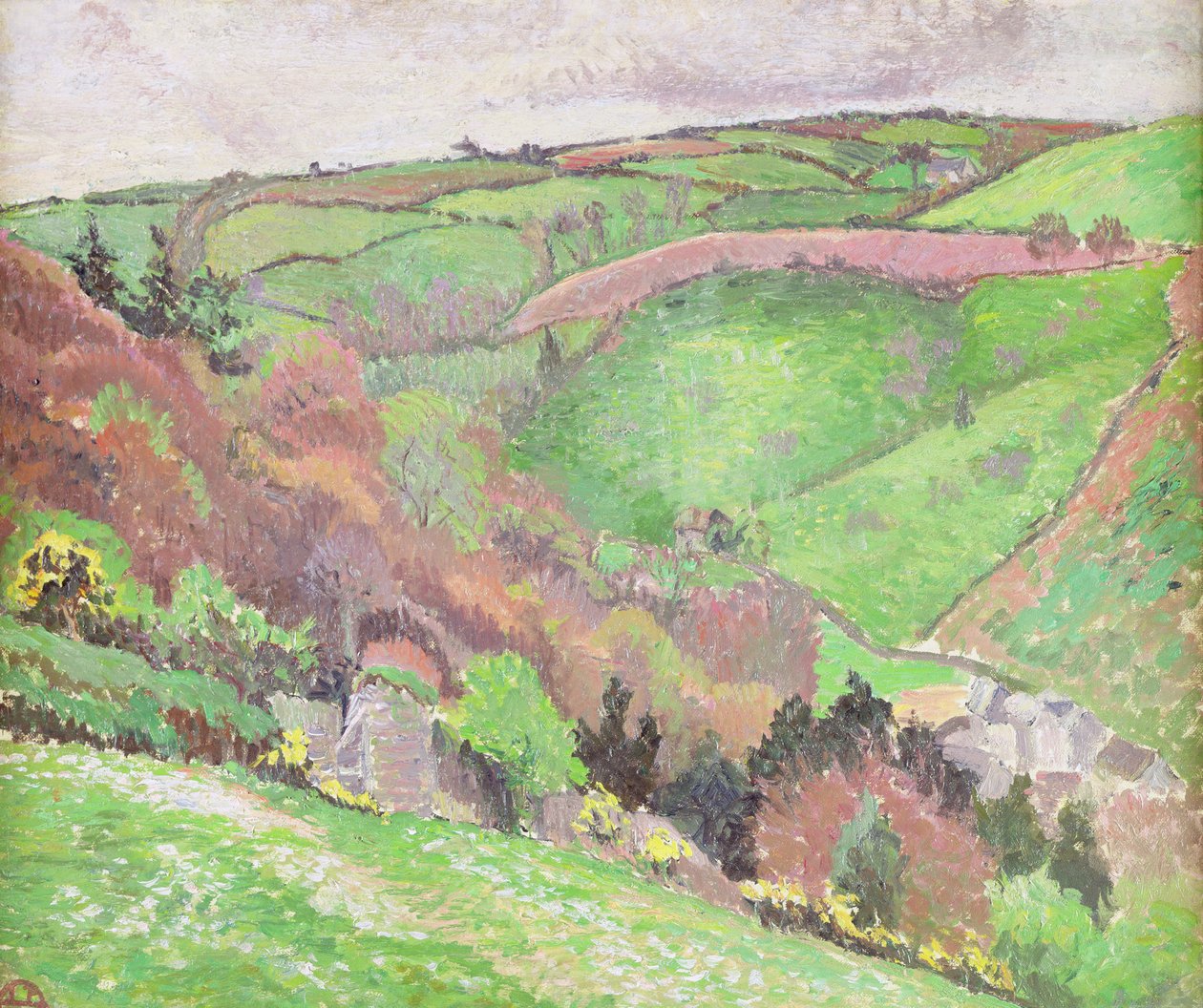 Blackpool, Devon av Lucien Pissarro