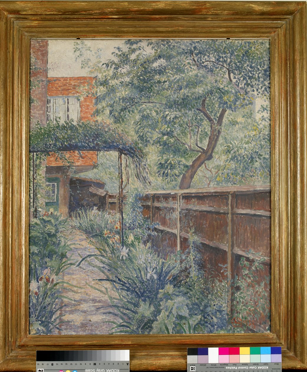 Studiohagen min av Lucien Pissarro