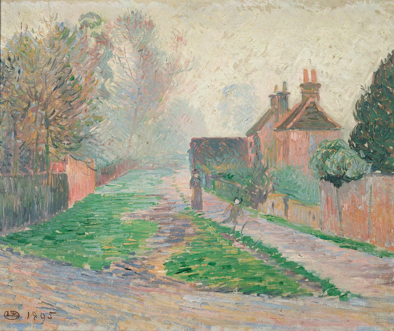 november morgen, Epping, 1895 av Lucien Pissarro