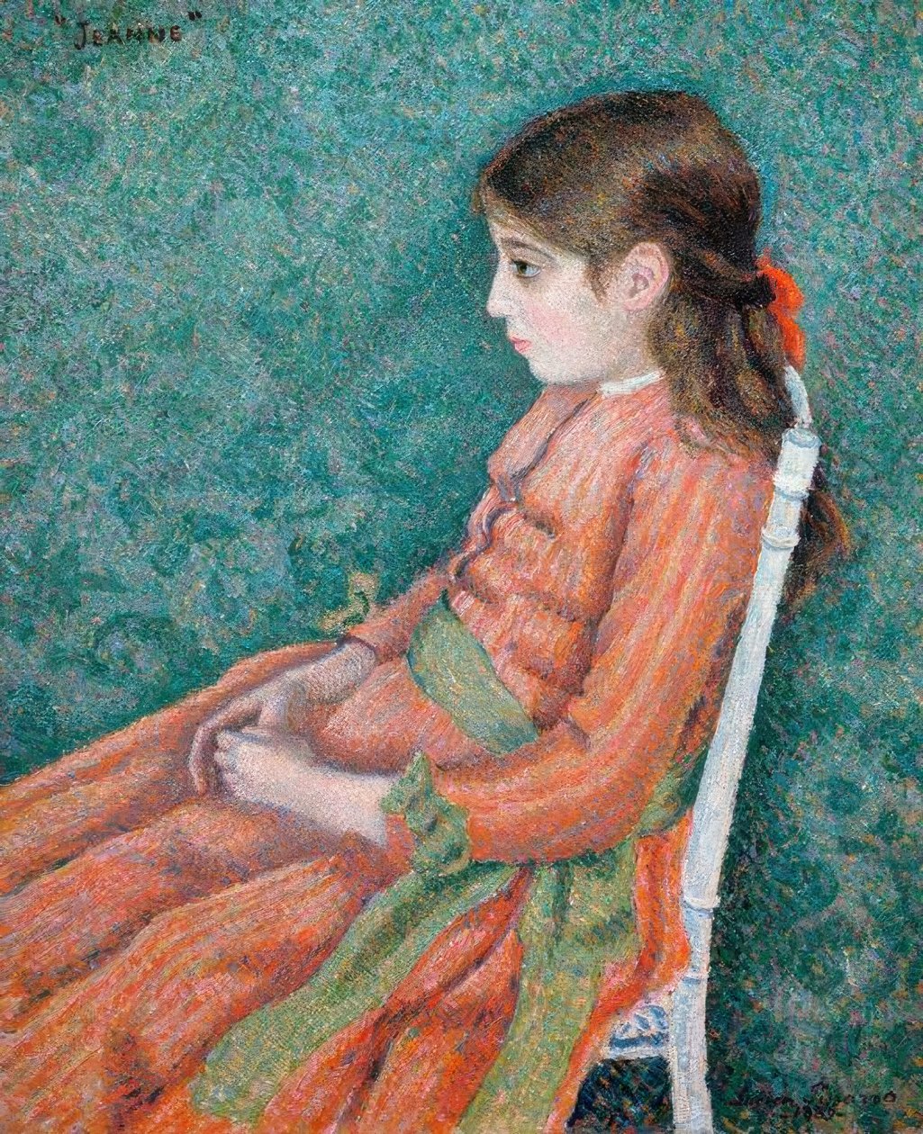Portrett av Jeanne av Lucien Pissarro