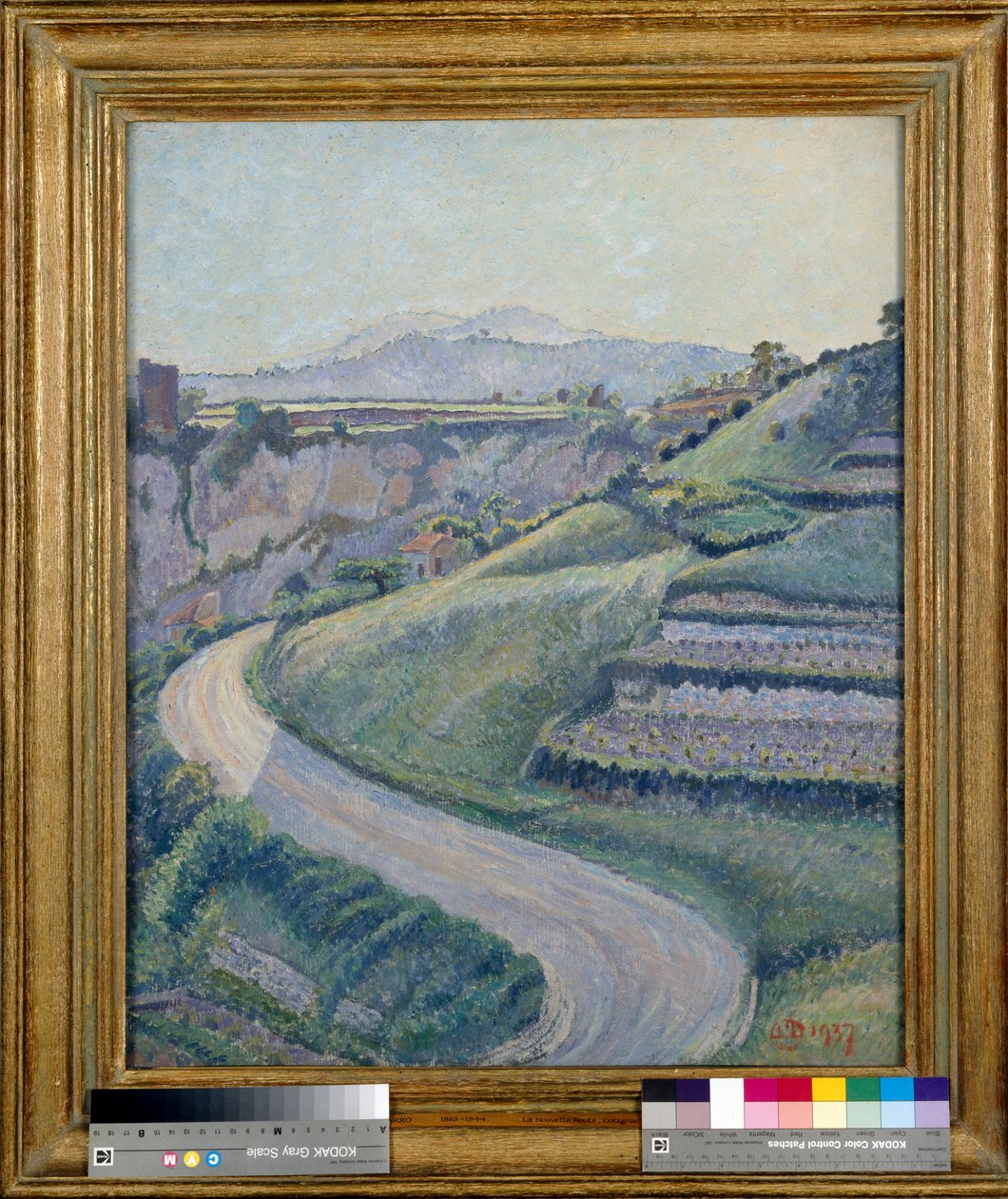 Den nye veien, Cotignac av Lucien Pissarro