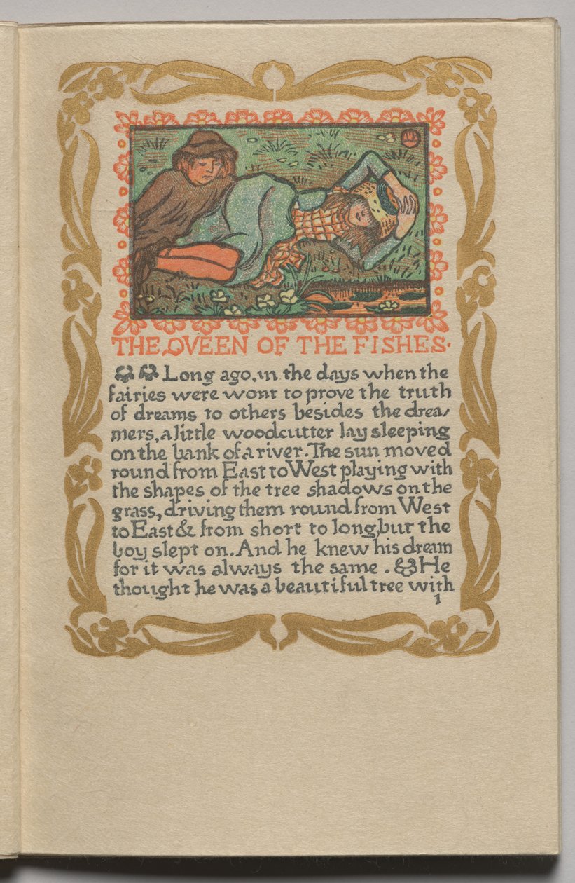 Fiskenes dronning: Plate 1 av Lucien Pissarro