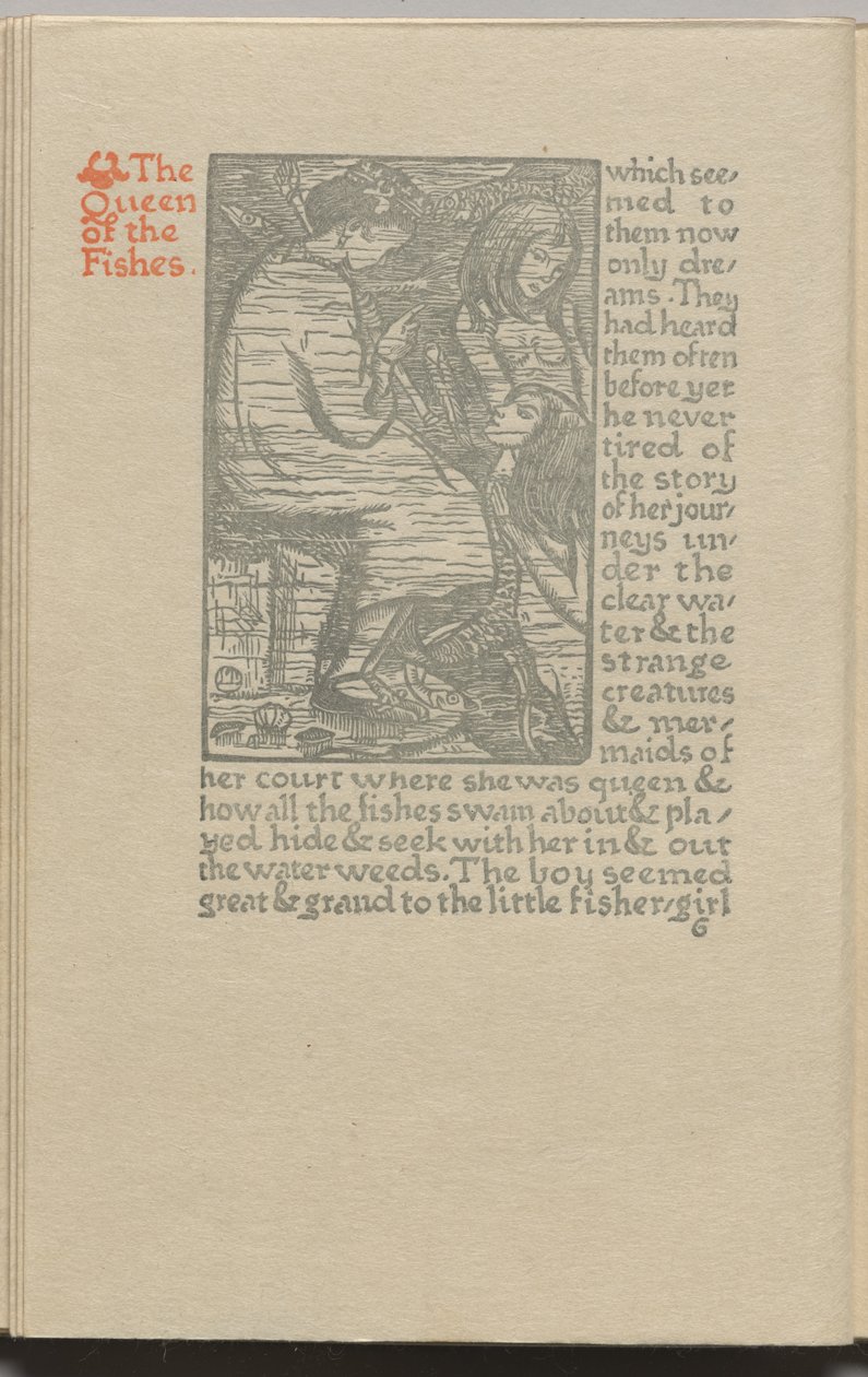 The Queen of the Fishes: Plate 6 av Lucien Pissarro