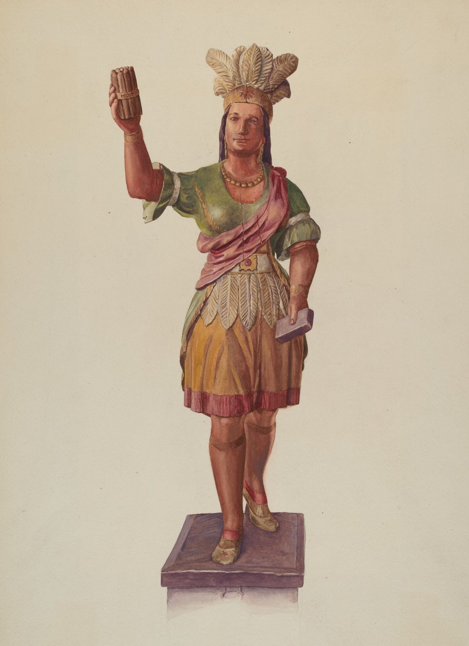 Sigarbutikk Pocahontas av Lucille Lacoursiere
